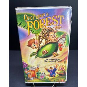 Vintage Once Upon A Forest VHS Tape Movie 1993 Clamshell